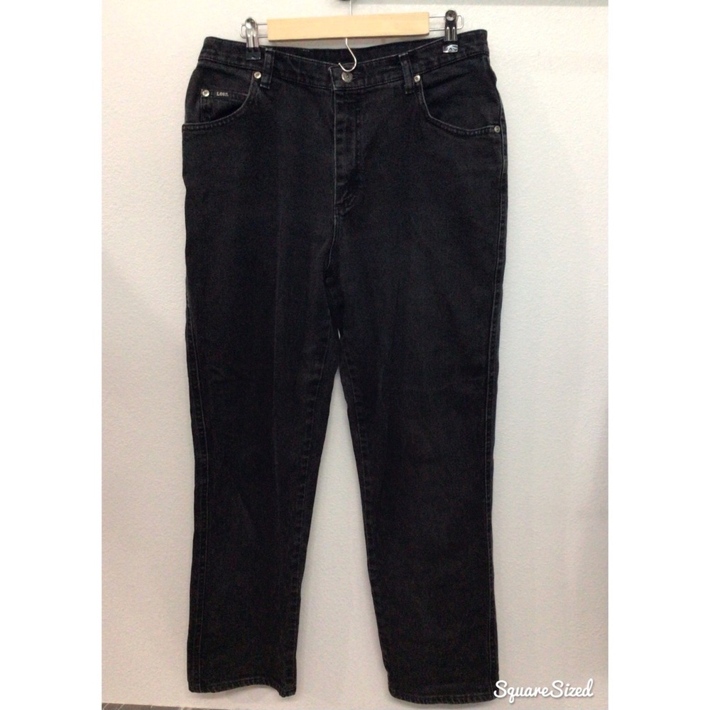 Vintage Lee Black high Rise Jeans